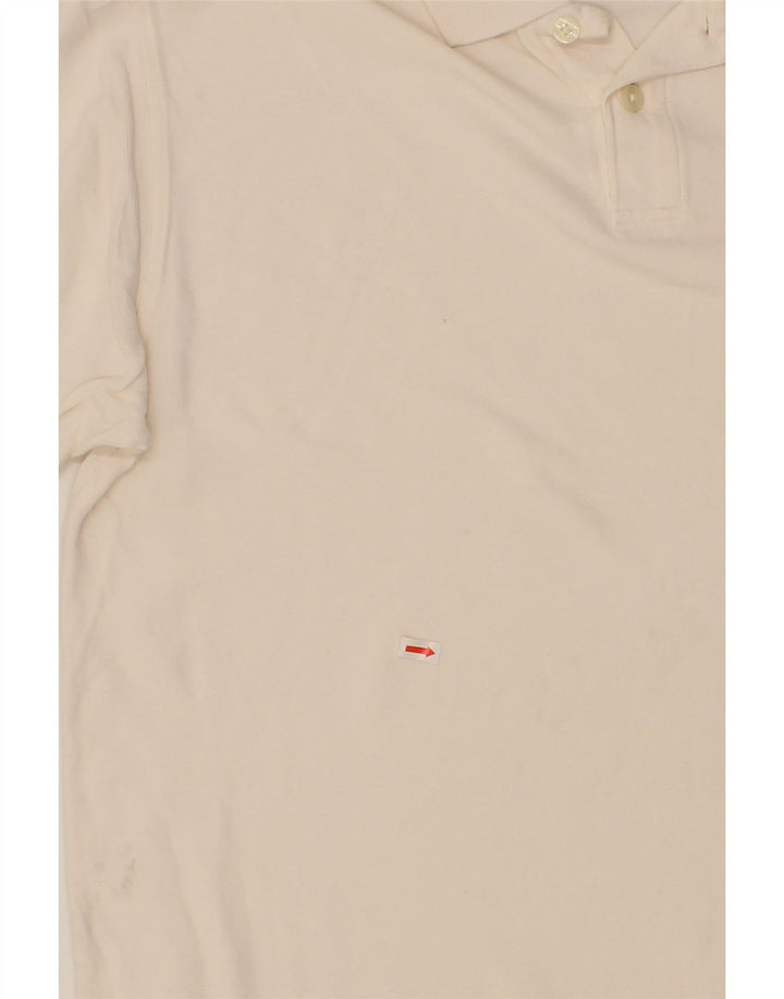IZOD Mens Polo Shirt Large White Cotton Vintage Izod and Second-Hand Izod from Messina Hembry 