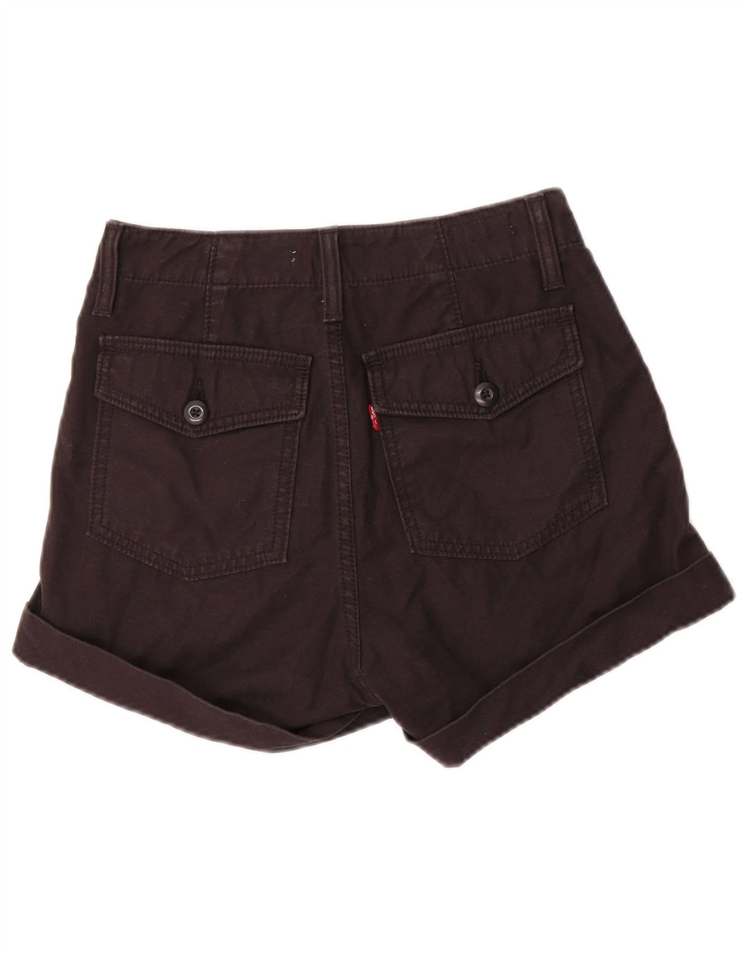 Pantaloncini chino Levi's Ribcage da donna W26 piccoli in cotone nero