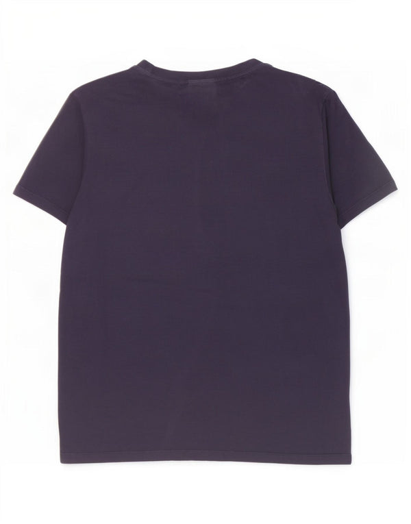 T-shirt da uomo Hugo Boss Top in cotone blu navy medio