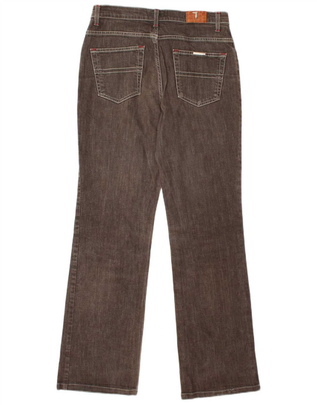 Jeans Dritti Uomo TRUSSARDI W29 L31 Cotone Marrone