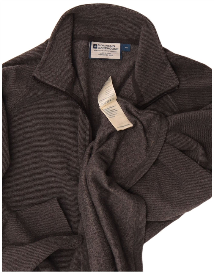 Top della tuta da uomo pullover Mountain Warehouse in poliestere grigio medio