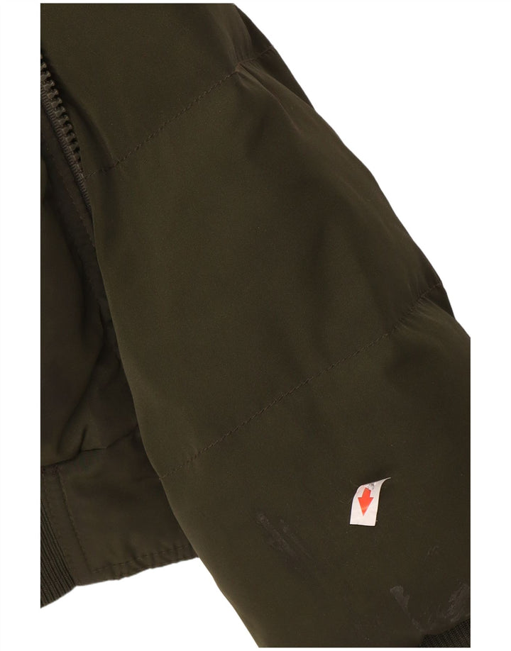 Giacca imbottita da uomo Tommy Hilfiger UK 38 Poliestere verde medio