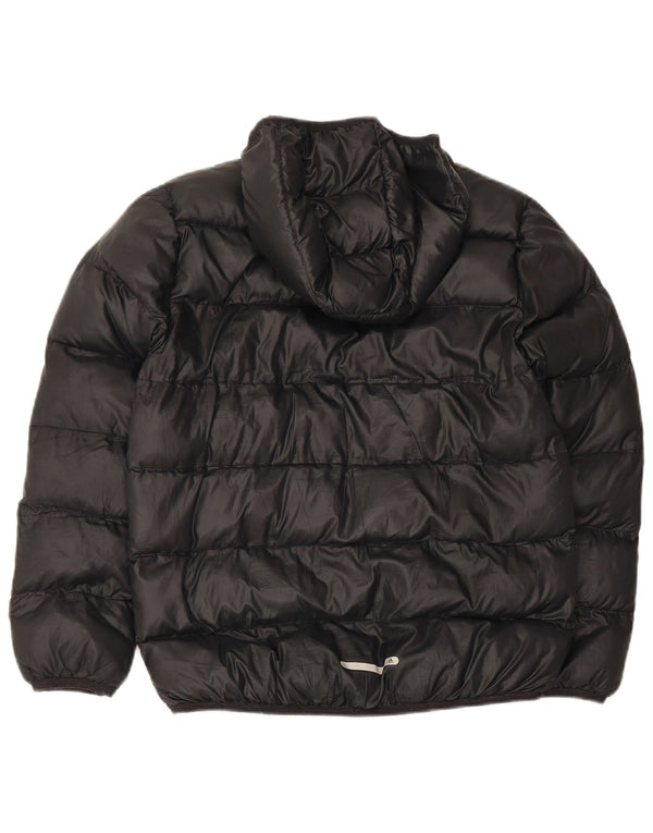 Adidas Giacca imbottita con cappuccio da ragazzo 11-12 anni Poliestere nero