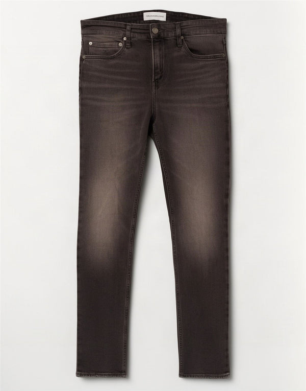 Jeans skinny da uomo Calvin Klein W33 L32 cotone grigio