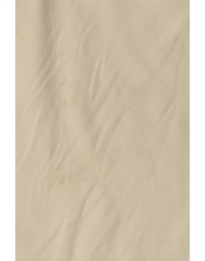 Polo a maniche lunghe da uomo Fred Perry piccola in cotone bianco sporco