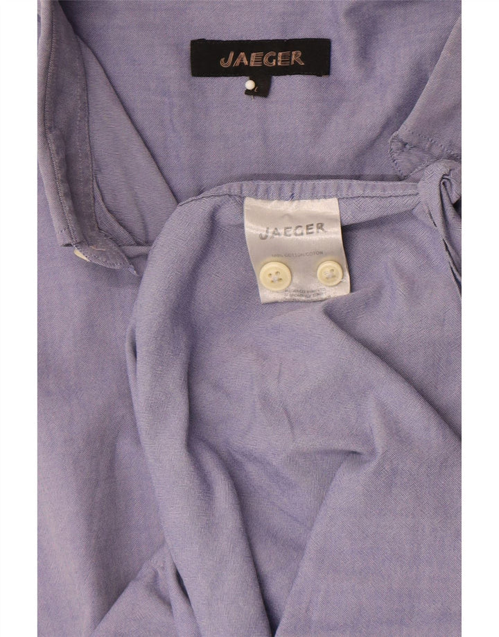 Camicia Uomo Jaeger Large Blu Cotone