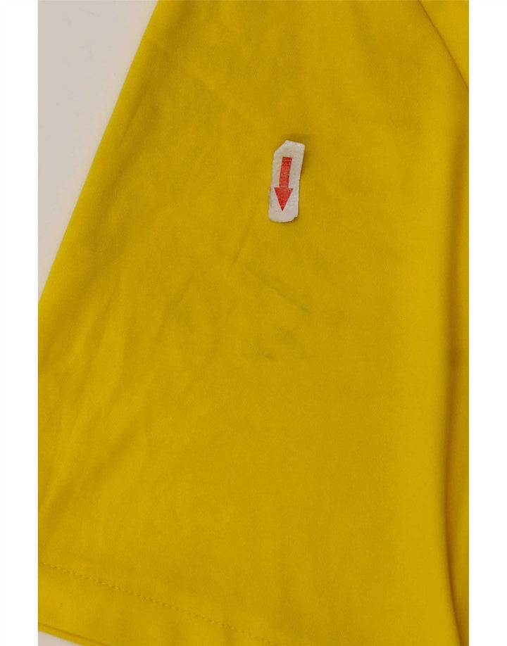 T-shirt da uomo Puma Top Large in poliestere giallo