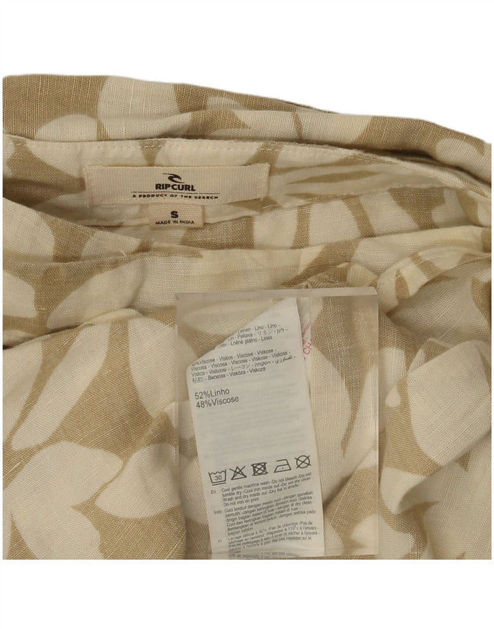 RIP CURL Gonna avvolgente da donna piccola W26 Lino floreale beige