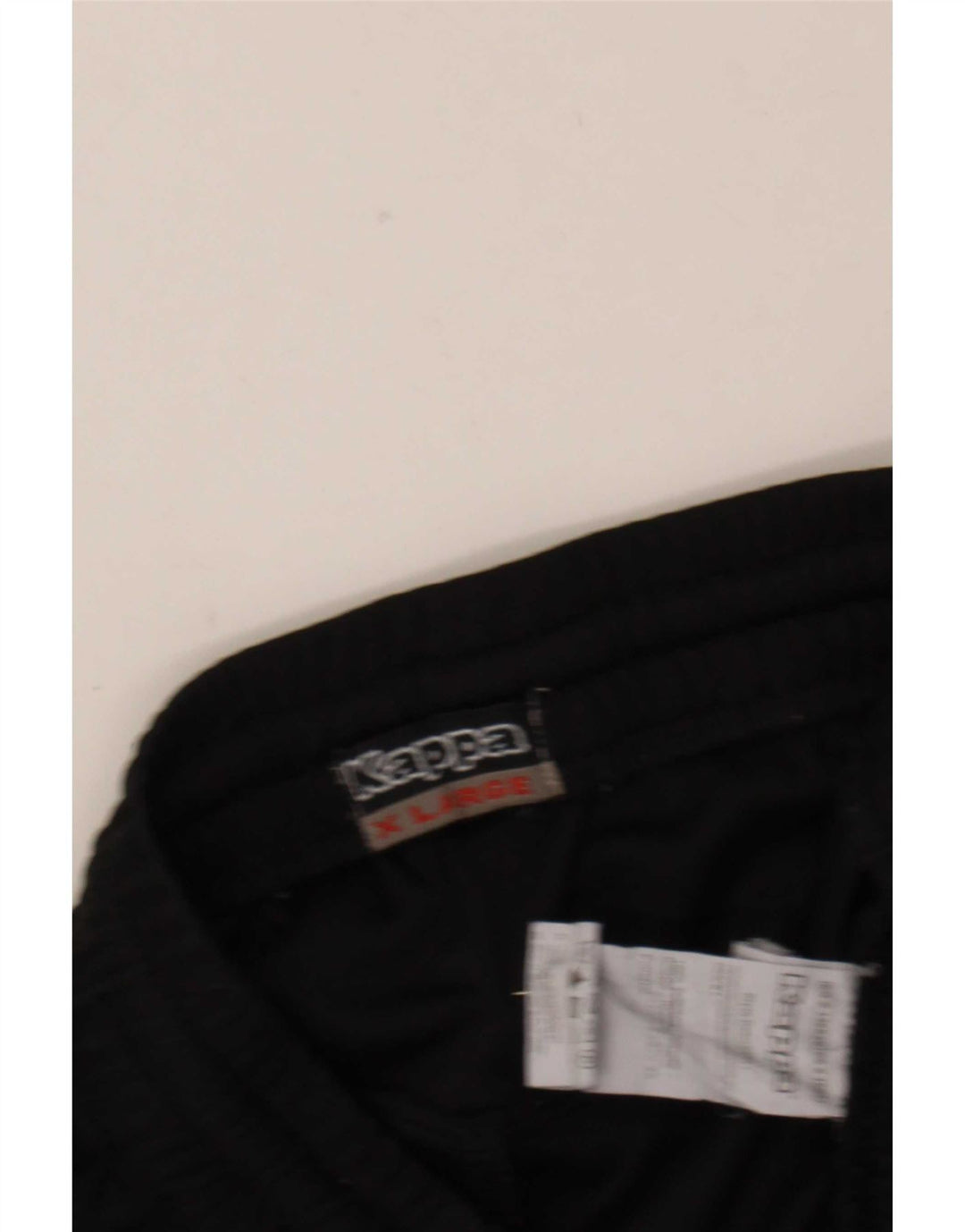 Pantaloni da tuta con grafica Kappa da uomo XL poliestere nero