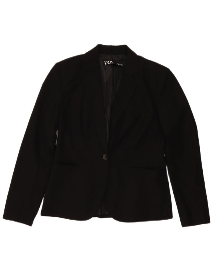 Giacca blazer a 1 bottone da donna Zara EU 40 media nera