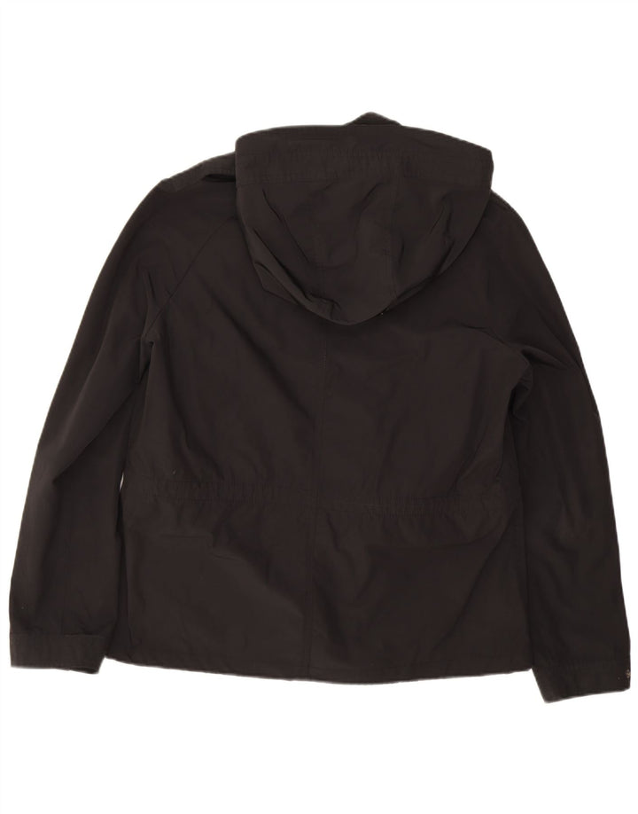 Giacca militare con cappuccio da donna Massimo Dutti UK 18 XL Nera