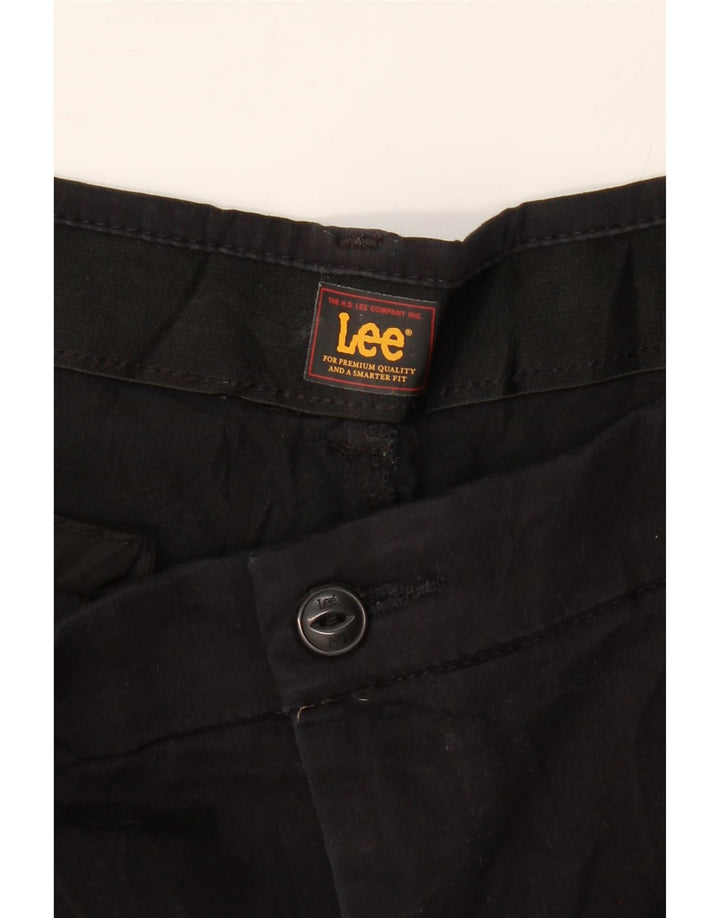 LEE Womens Straight Chino Trousers W38 L30 Black Vintage Lee and Second-Hand Lee from Messina Hembry 