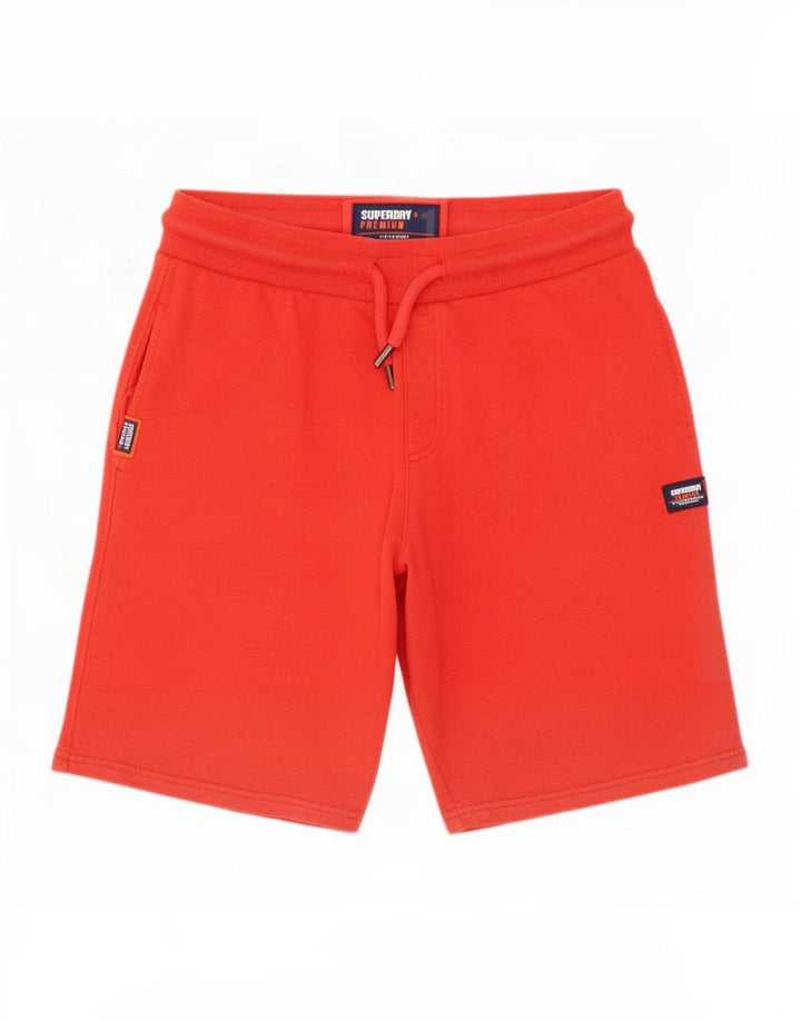 Pantaloncini sportivi da uomo Superdry grandi in cotone rosso