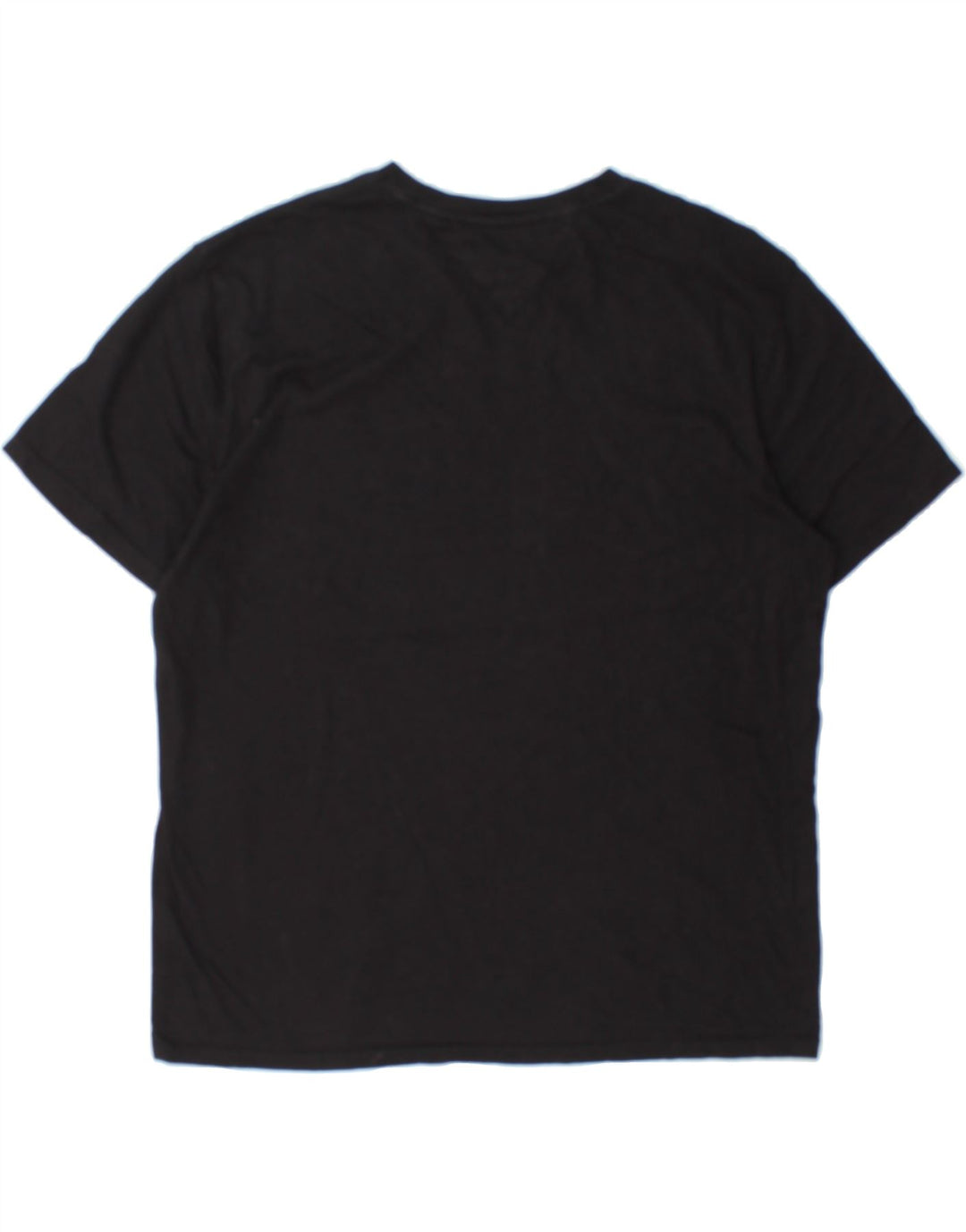 TOMMY HILFIGER Mens T-Shirt Top Large Black Cotton Vintage Tommy Hilfiger and Second-Hand Tommy Hilfiger from Messina Hembry 