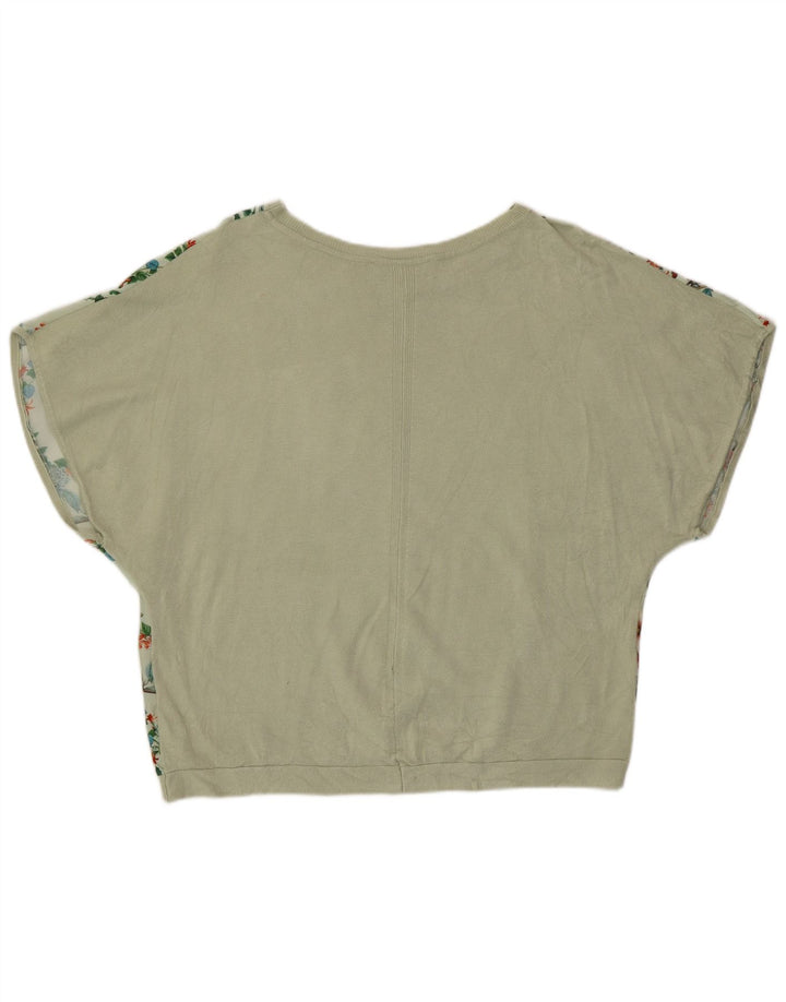 Camicetta da donna Oasis Top UK 10 Piccolo verde floreale