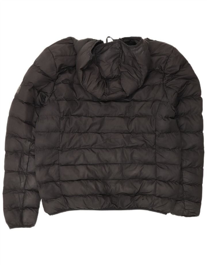 Giacca imbottita con cappuccio da uomo French Connection UK 40 grande nera