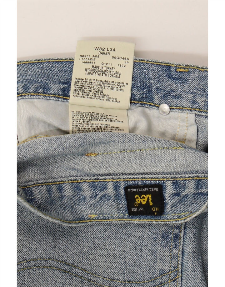 Jeans Lee Daren Slim da uomo W32 L34 cotone blu