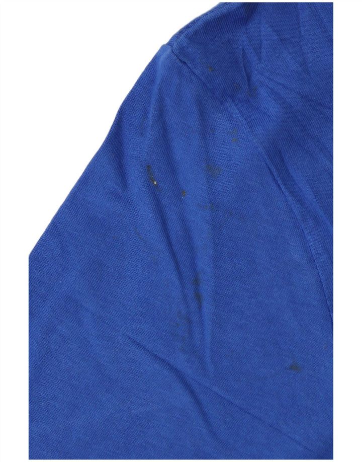T-shirt grafica Nike da uomo con vestibilità standard, taglia grande, in cotone blu