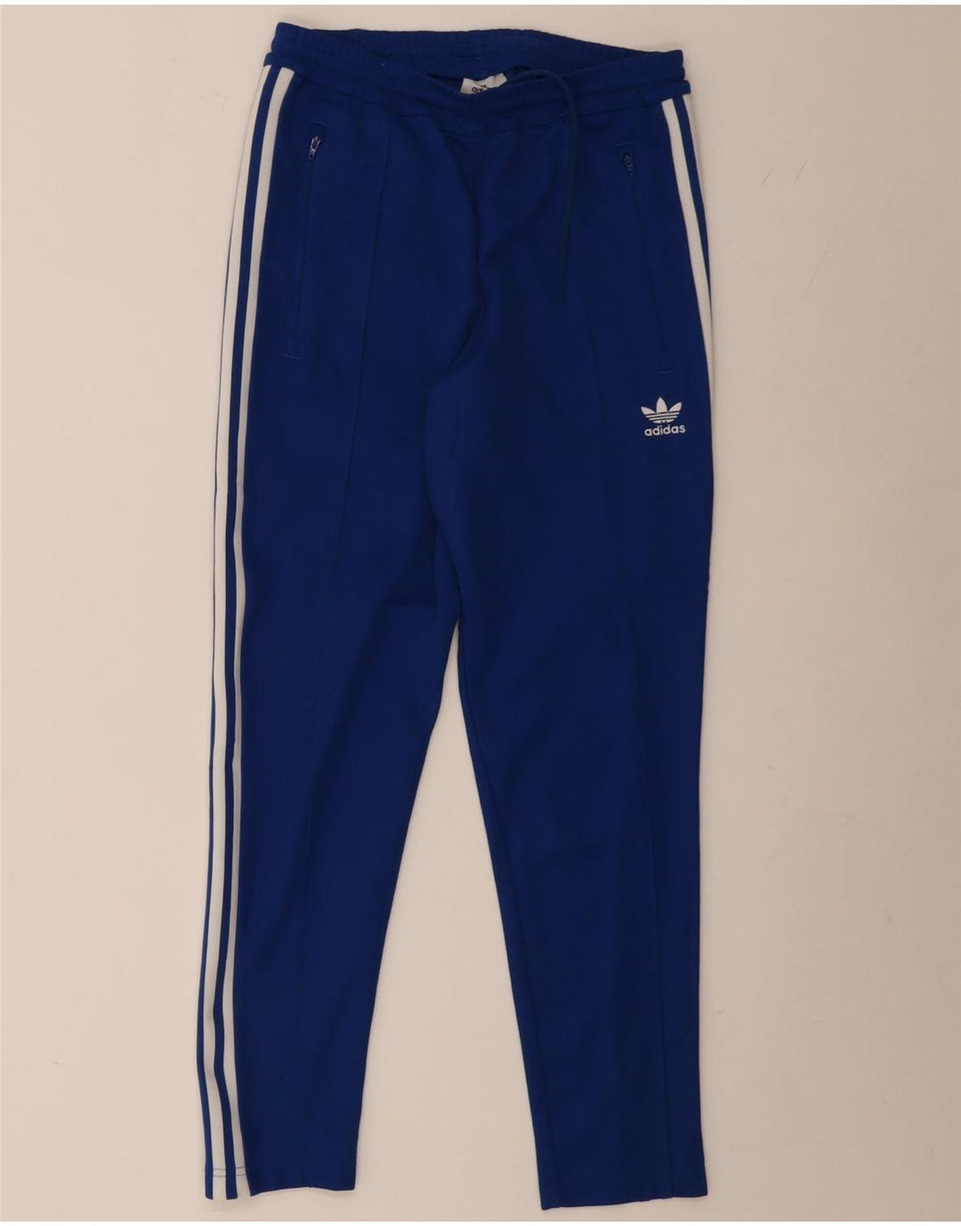 Pantaloni da tuta da uomo Adidas in cotone blu medio