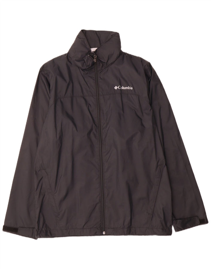 Giacca antipioggia da uomo Columbia UK 36 piccola in nylon nero