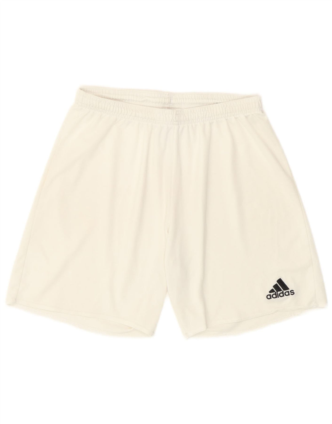 Pantaloncini sportivi Adidas Climalite da uomo di colore bianco medio in poliestere