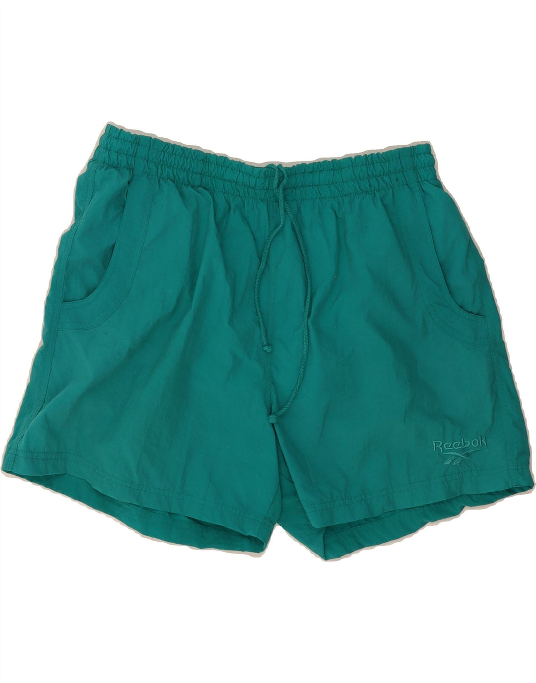 REEBOK Womens Sport Shorts UK 18 XL  Green Vintage Reebok and Second-Hand Reebok from Messina Hembry 