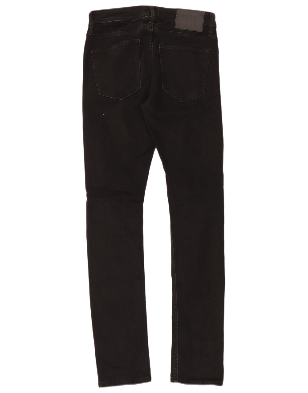 Jack & Jones Uomo GLENN Jeans slim effetto consumato W28 L32 cotone nero