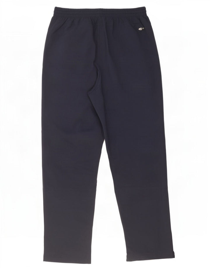 Pantaloni da tuta Adidas Climalite da uomo di grandi dimensioni in poliestere blu navy