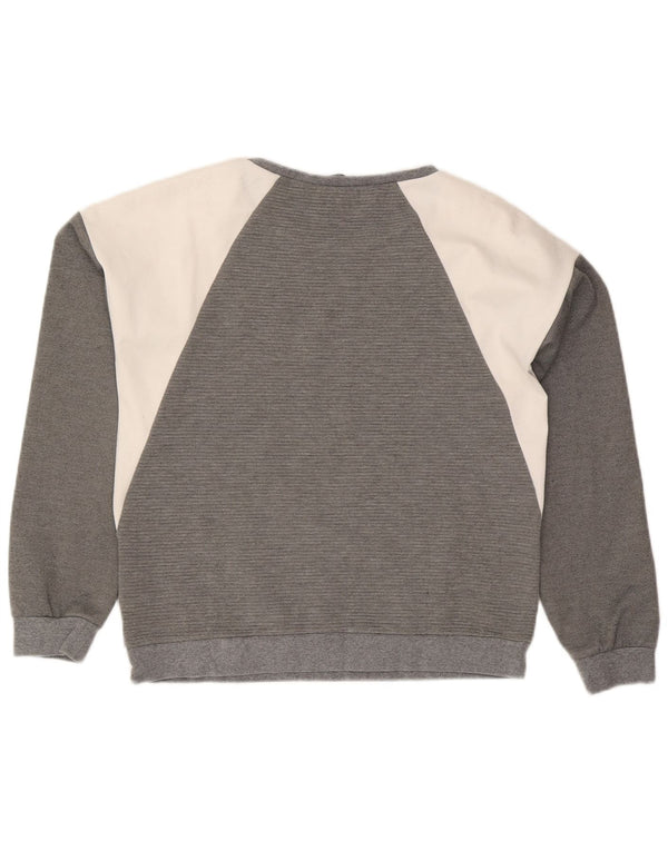 Felpa grafica da donna Liu Jo Jumper UK 14 Colorblock grigio medio