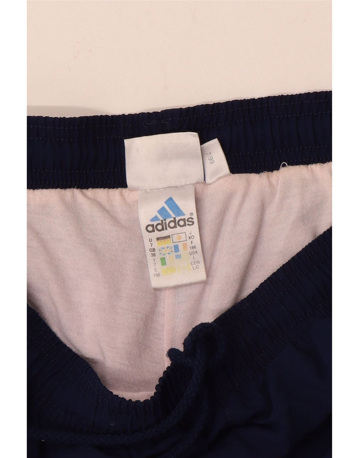 Pantaloni da tuta da uomo Adidas Joggers grandi in poliestere blu navy