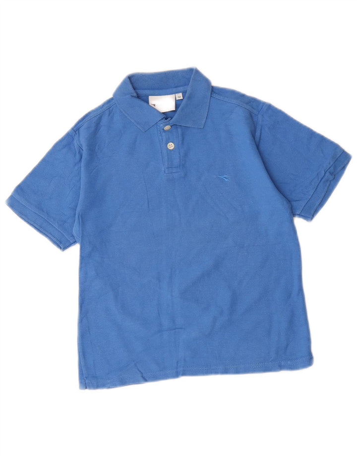Polo DIADORA Bambino 7-8 Anni Blu Medio Cotone