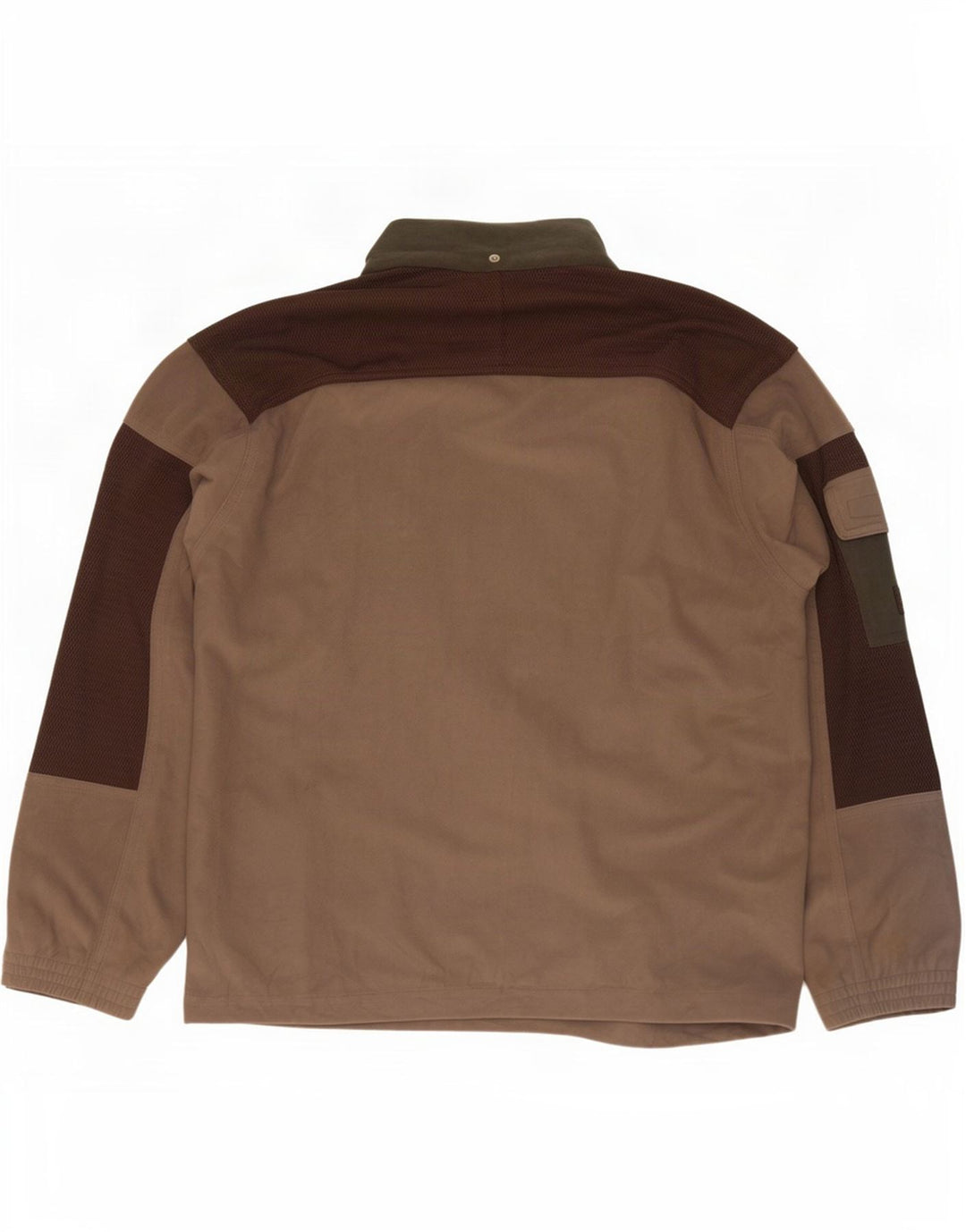 Giacca da tuta da uomo Diadora UK 38 Poliestere color block marrone medio