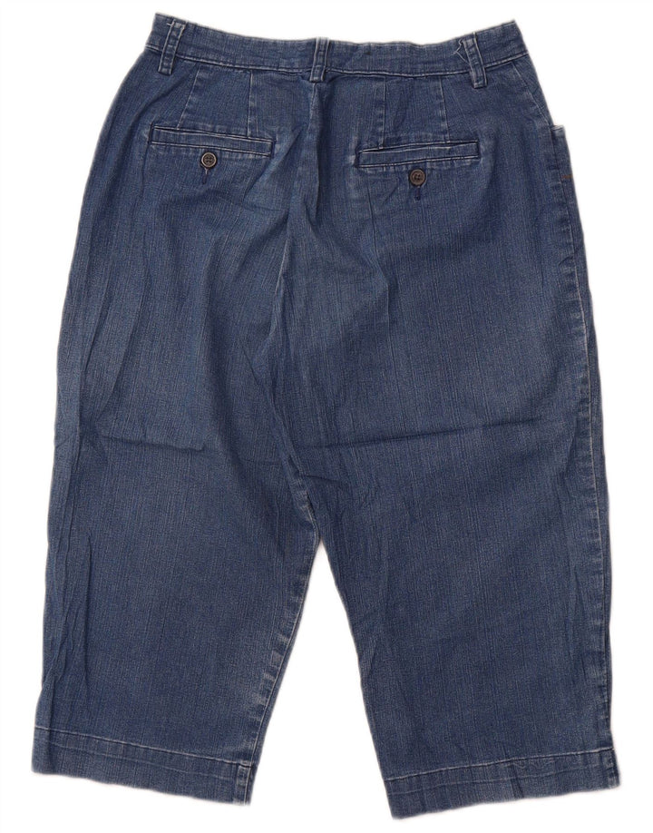 Jeans Lee Petite Capri da donna US 8 medio W30 L18 cotone blu