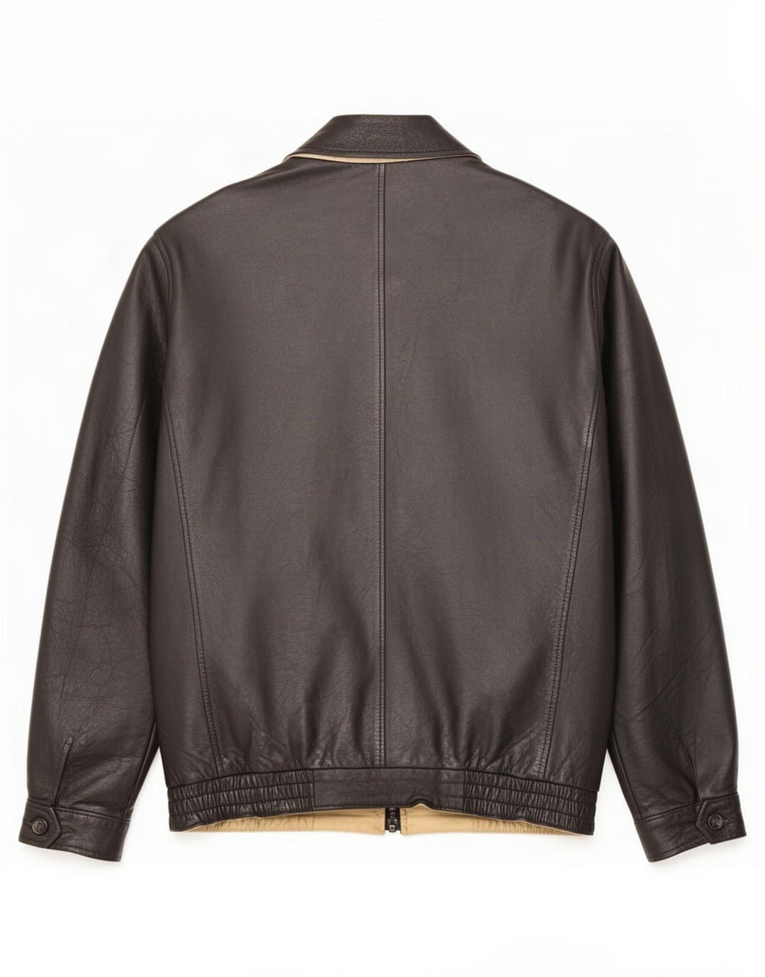 Giacca in pelle da uomo Vagrant IT 52 XL Nera