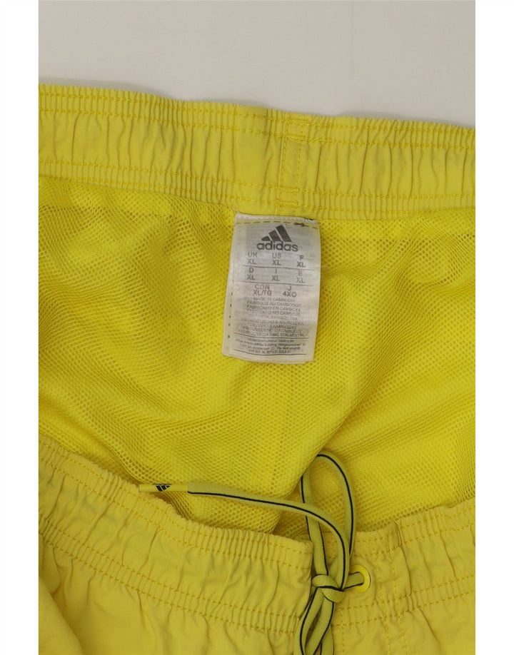 Pantaloncini da bagno da uomo ADIDAS XL giallo poliestere