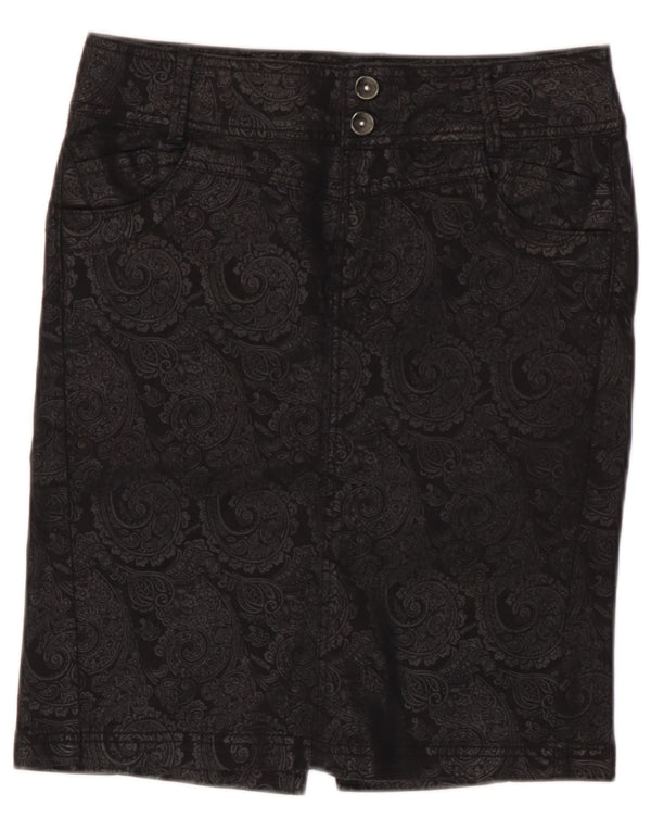 Gonna a tubino da donna Desigual EU 38 Media W28 Nero Paisley