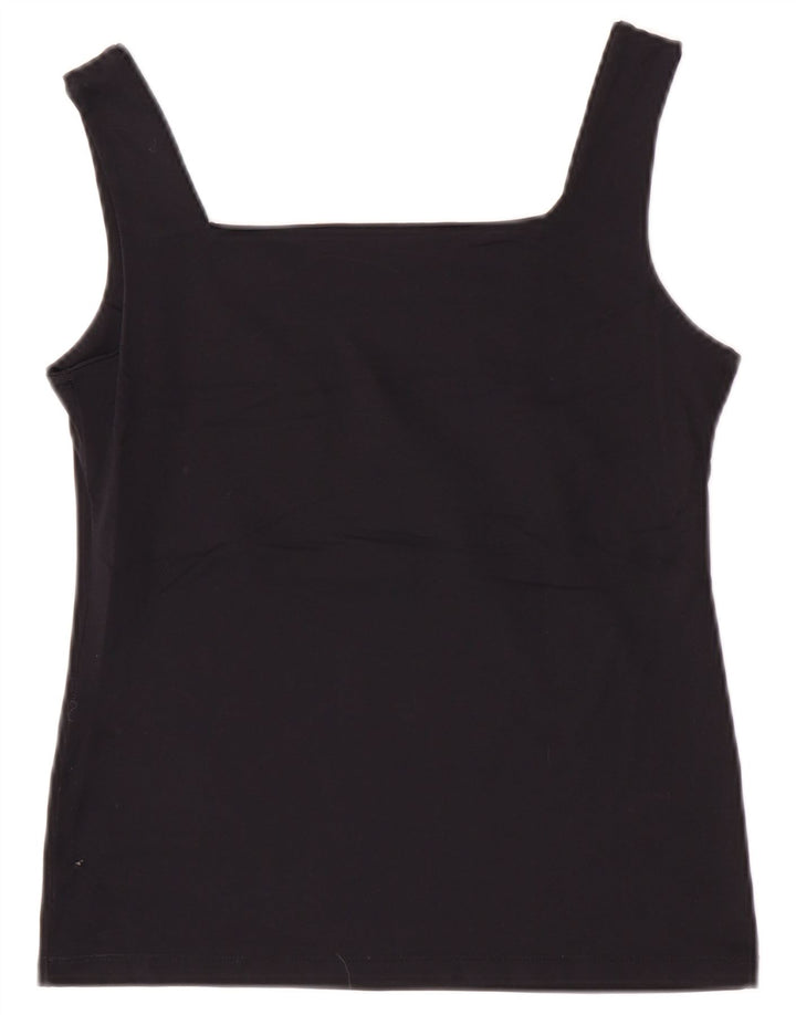 Canottiera corta corta da donna Zara UK 12 media nera