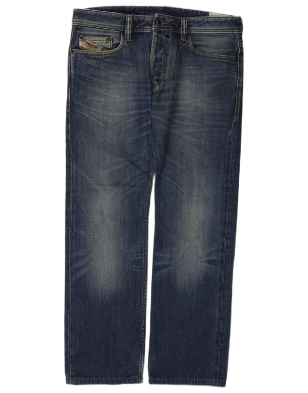 Jeans dritti da uomo Diesel Safado W31 L29 cotone blu