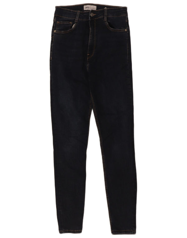 Jeans skinny da donna Zara EU 38 Small W28 L28 Cotone blu navy