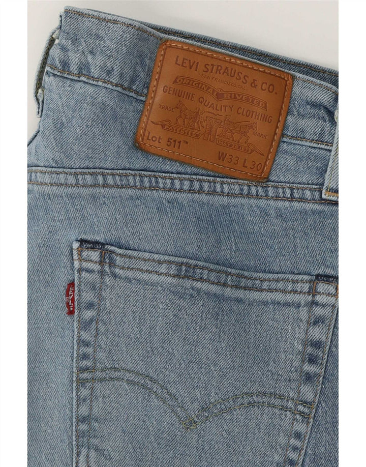 Jeans Levi's Uomo 511 Slim W33 L30 Cotone Blu