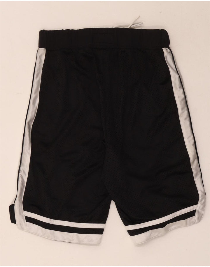 Pantaloncini sportivi da uomo Champion Small in poliestere color block nero
