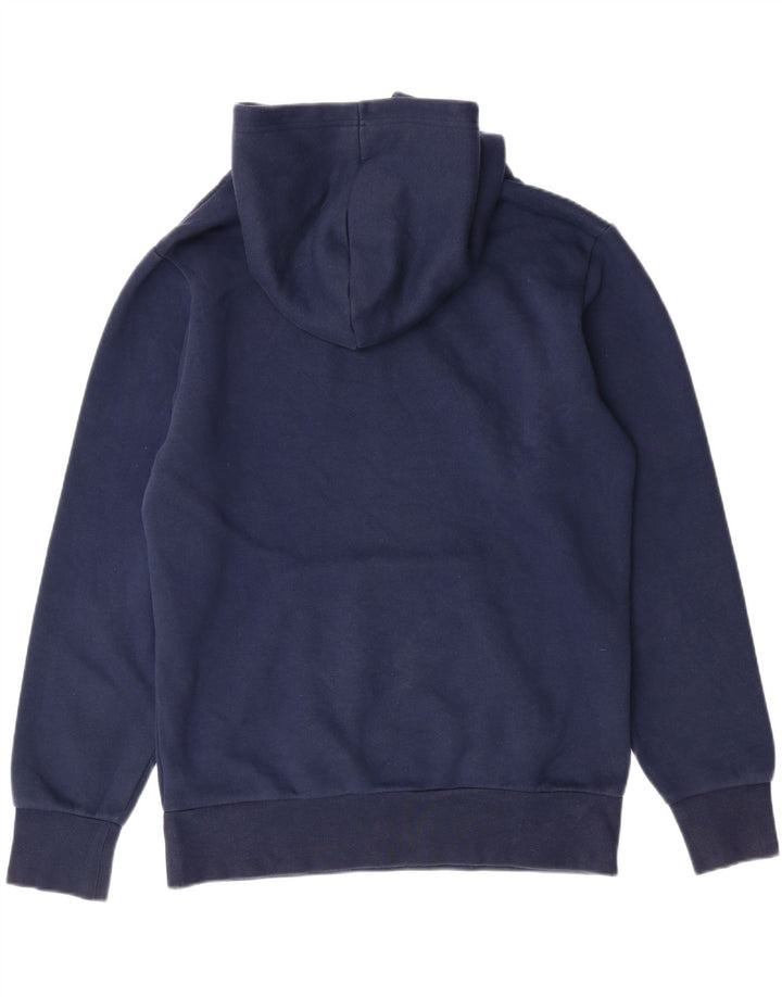 ADIDAS Mens Hoodie Jumper Medium Navy Blue Cotton Vintage Adidas and Second-Hand Adidas from Messina Hembry 