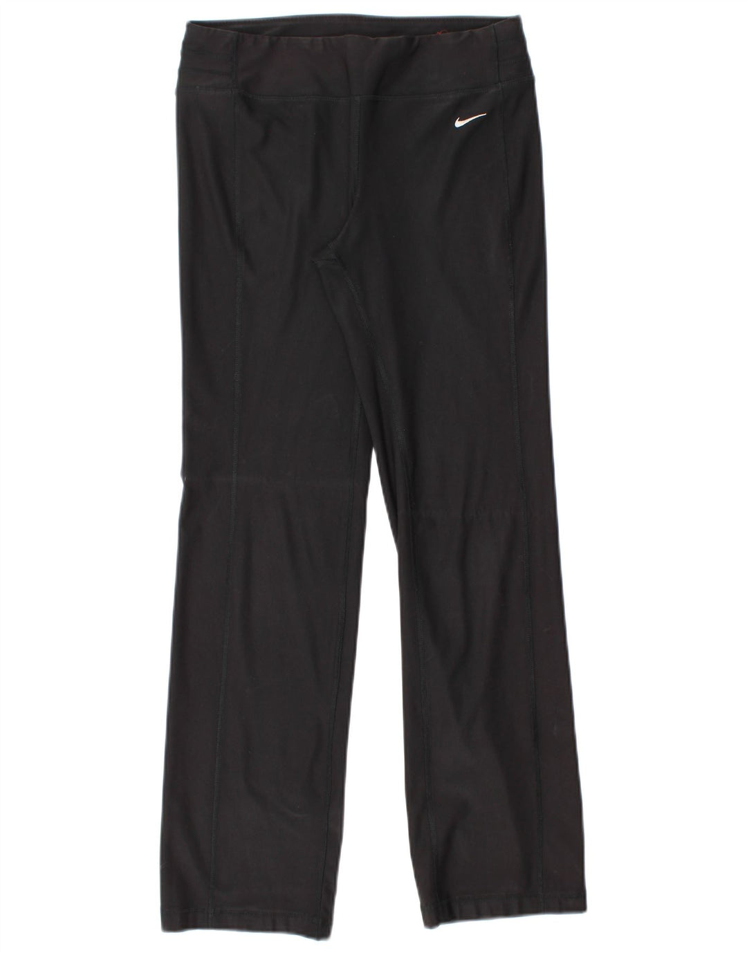 Pantaloni da tuta Nike Dri Fit da donna UK 10 Small Nero Poliestere