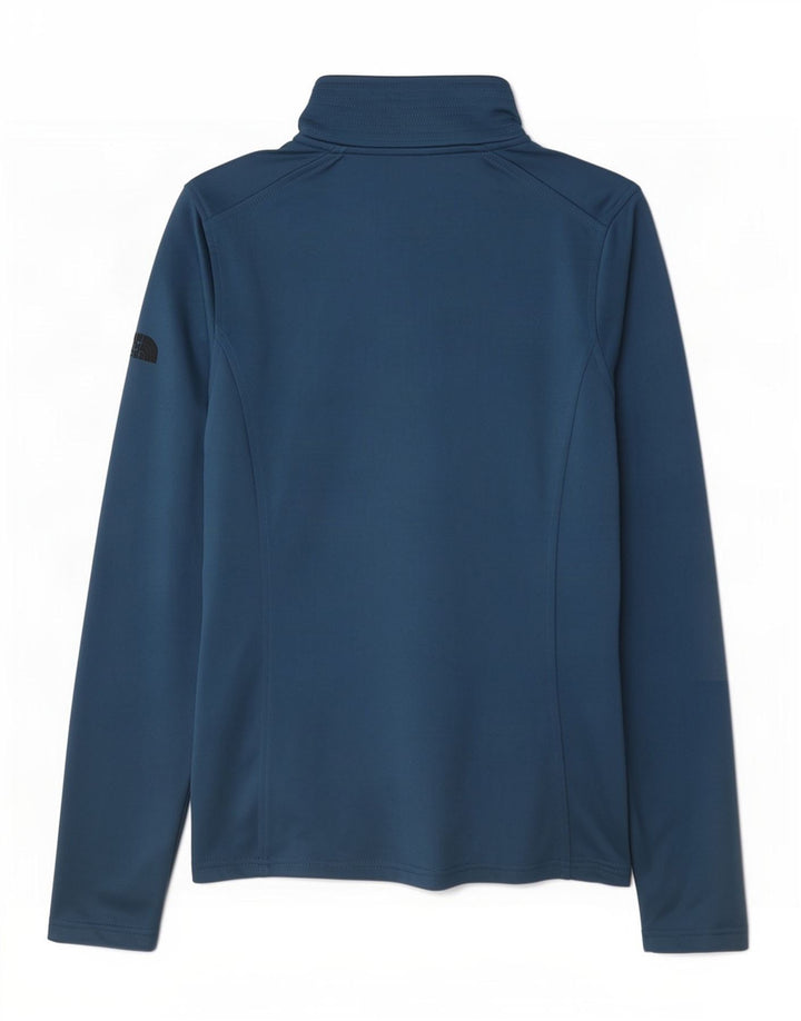 The North Face - Top da tuta da donna con collo e zip, taglia UK 10, piccola, blu navy