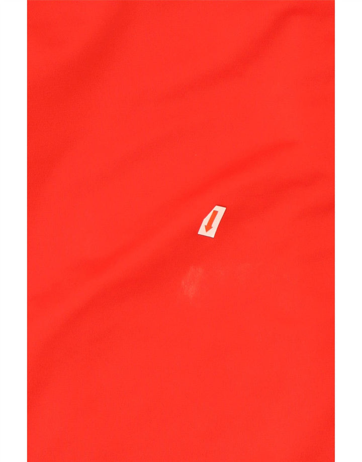 Giacca da ginnastica Adidas Primegreen da donna UK 12/14 Poliestere rosso medio