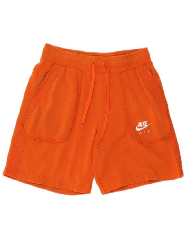 Pantaloncini sportivi Nike da uomo in cotone arancione medio