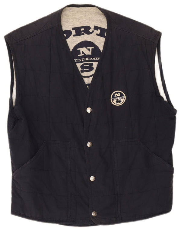 Gilet trapuntato da uomo North Sails UK 36 Small Blu Navy