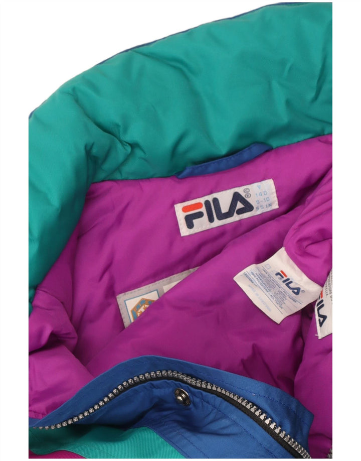 Tuta da sci Fila bambino 9-10 anni Blu Colourblock Poliestere