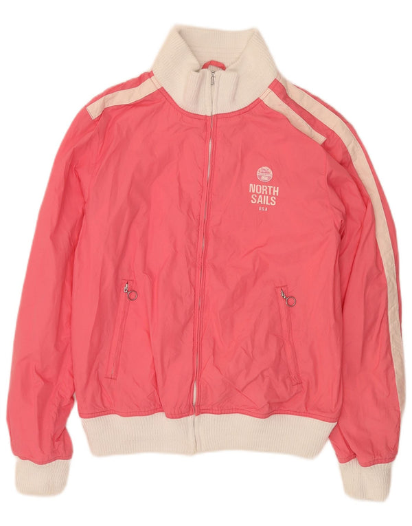 Giacca da tuta da donna North Sails UK 16 Large Pink Colourblock