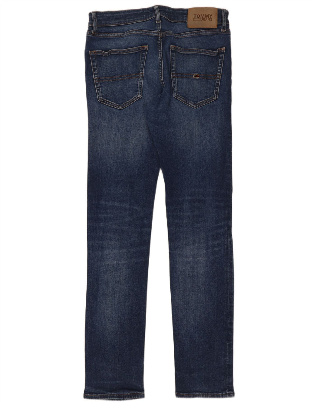Jeans slim da uomo Tommy Hilfiger W30 L32 Blu Navy